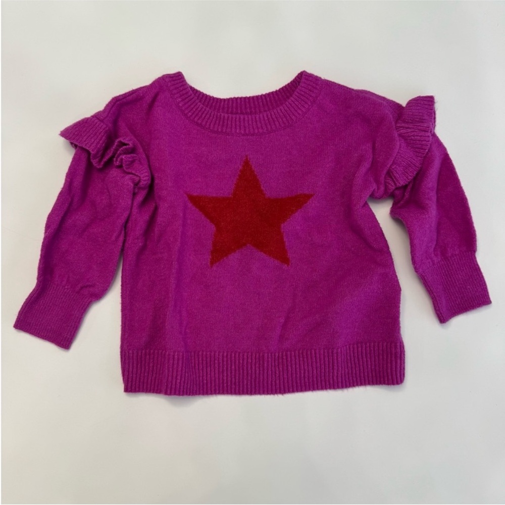 GAP Toddler Sweater in Vibrant Purple